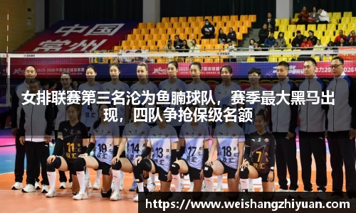 女排联赛第三名沦为鱼腩球队，赛季最大黑马出现，四队争抢保级名额
